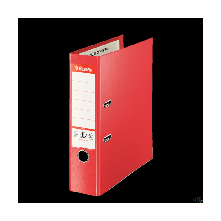 Segregator A4/80mm czerwony ESSELTE PLUS VIVIDA No.1 81183