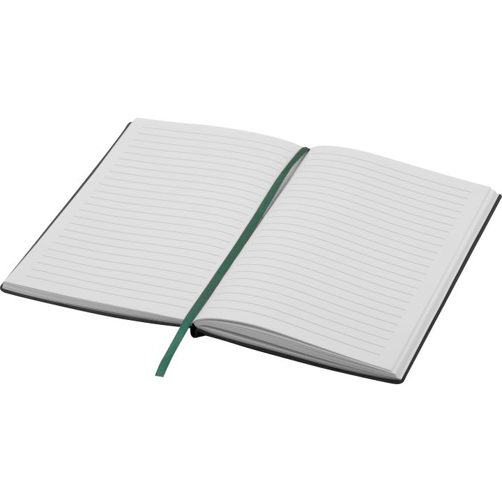 Notatnik A5 w linię BETH - Ciemnozielony