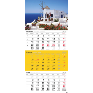 Kalendarz trójdzielny (H) 2026 Michalczyk i Prokop T-106T-05