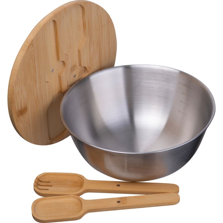 Miska na sałatę 2 l ROZALIA - Szary