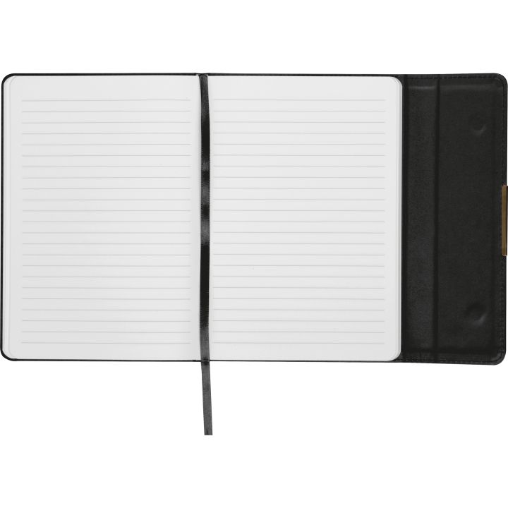 Notatnik A5 w linię JOSEPH - Czarny