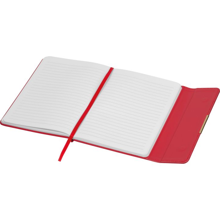 Notatnik A5 w linię JOSEPH - Czerwony