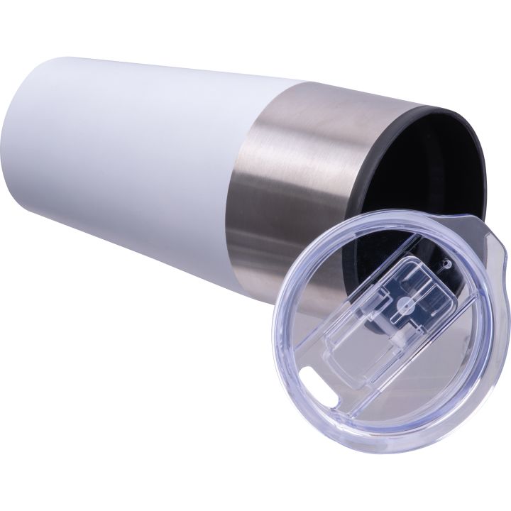 Kubek termiczny 600 ml JORDAN - Biały