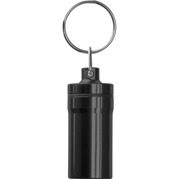 Brelok z pojemnikiem ALICE - Czarny