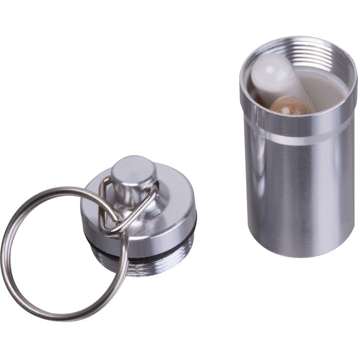 Brelok z pojemnikiem ALICE - Szary