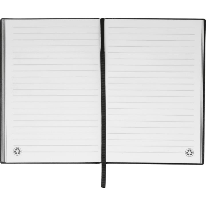 Notatnik A5 w linię HENRI - Czarny