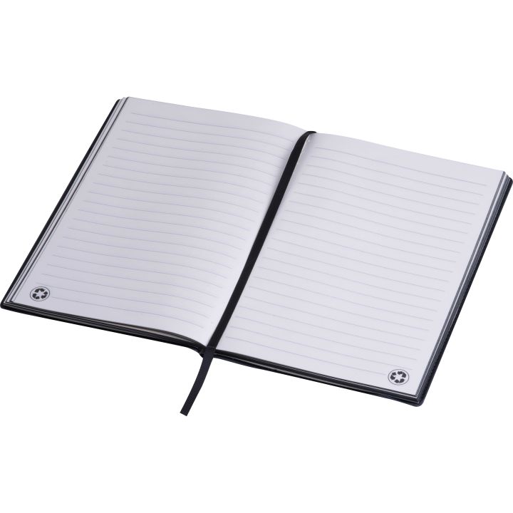 Notatnik A5 w linię JONAS - Czarny