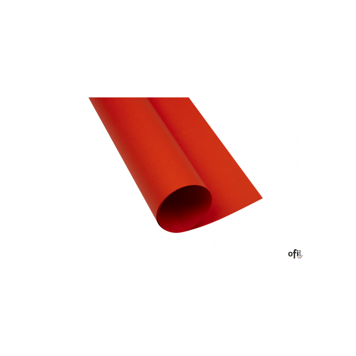 Karton kolorowy Oxford B2 225g 25ark nr.28 czerwony 400150331 TOP-2000
