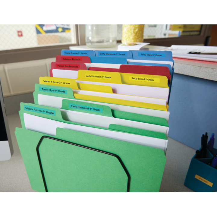 Taśma DYMO D1 - 19 mm x 7 m, czarny / zielony S0720890 do drukarek etykiet