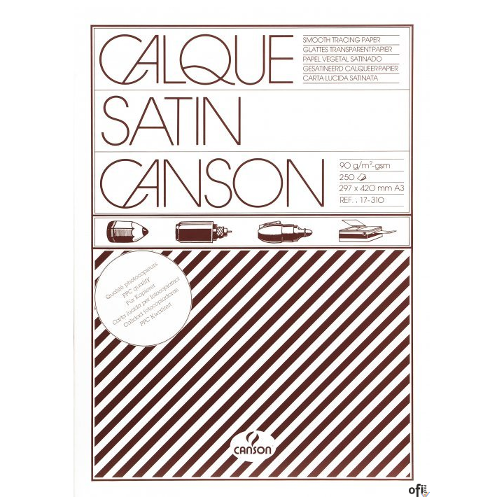 Kalka kreślarska A3 90/95g 250ark. 310 17-310 CANSON 200017310