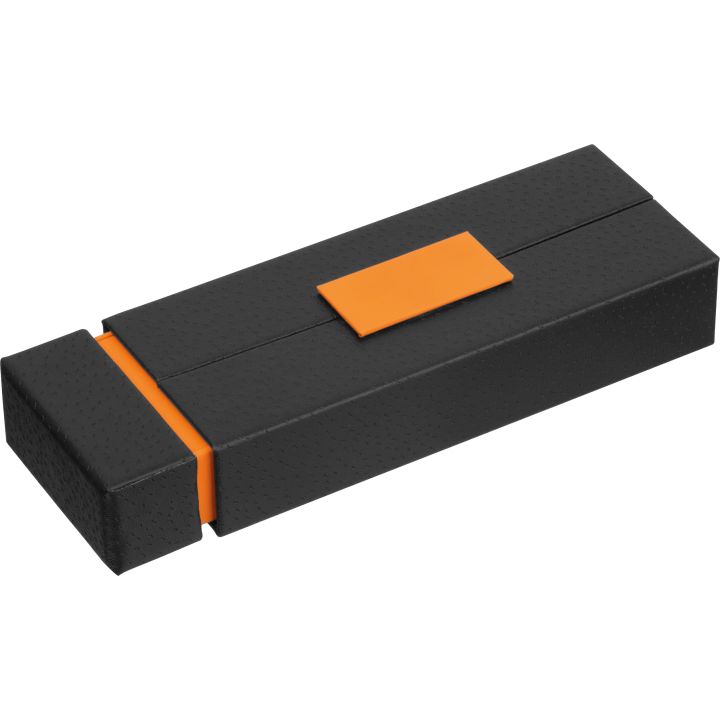 Zestaw piśmienny długopis i pióro kulkowe REGINALD - Pomarańczowy