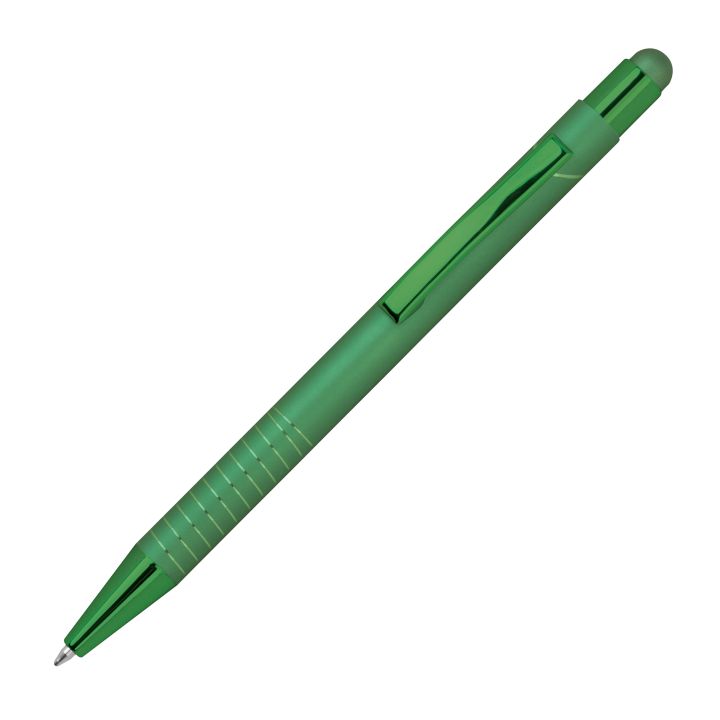 Długopis z touch-pen ANGELO - Zielony