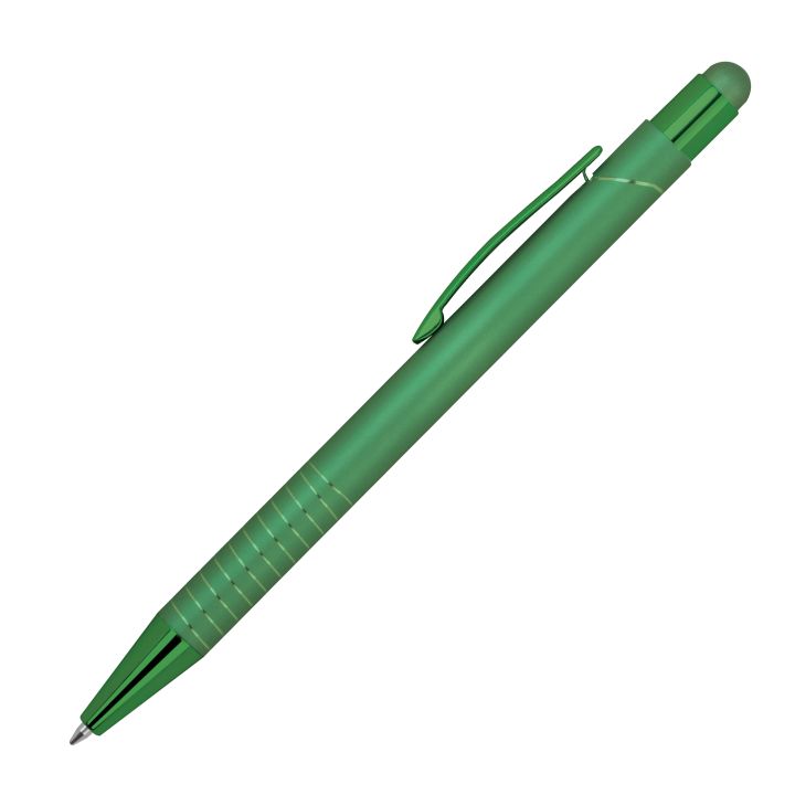 Długopis z touch-pen ANGELO - Zielony