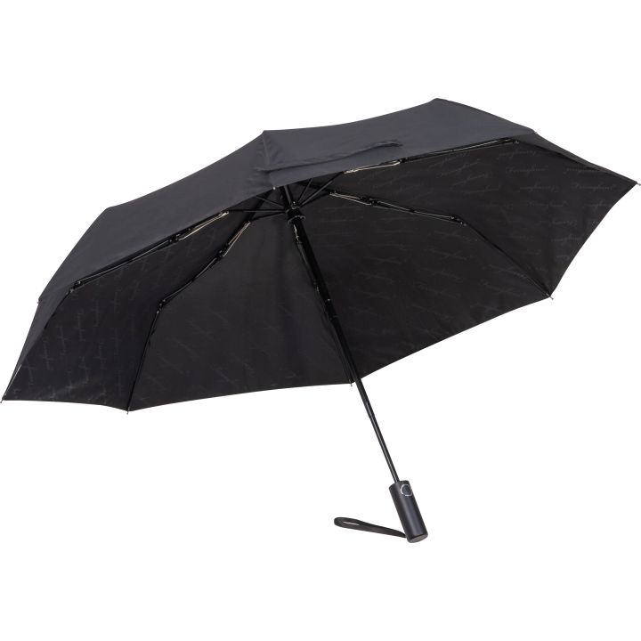 Parasol kieszonkowy automatyczny Ferraghini NIKOLAUS - Czarny