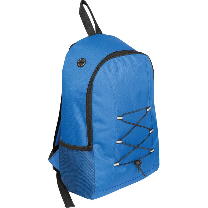 Plecak z poliestru z recyklingu IRMA - Niebieski