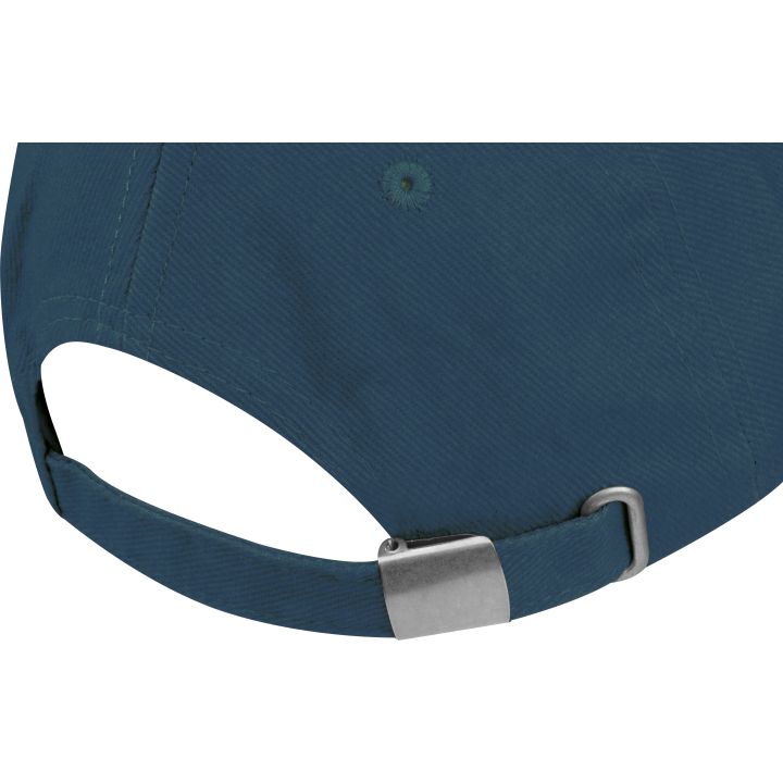 Czapka z daszkiem bawełniana 6 paneli, 260 g/m² CURTIS - Turkusowy