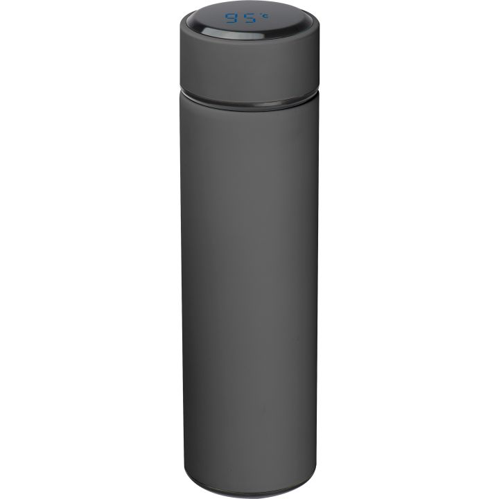 Termos z wyświetlaczem LED 450 ml WINSTON - Czarny