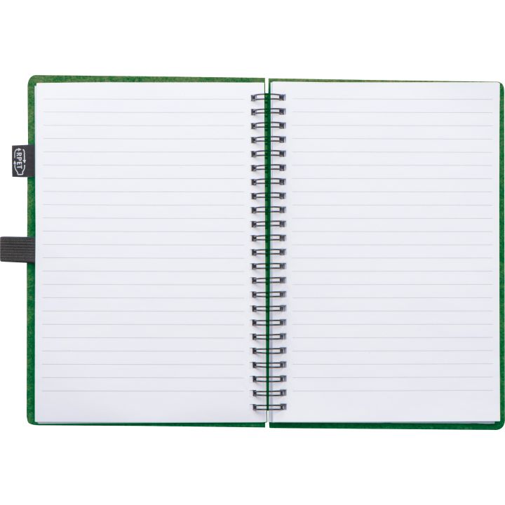 Notatnik A5 w linie BRENDA - Ciemnozielony