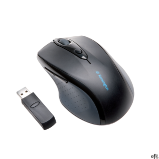 Bezprzewodowa mysz Kensington Pro Fit, pełnowymiarowa, czarna K72370EU
