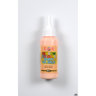 Farba  witrazowa 60ml  pomaranczowa *9475/3 (X)