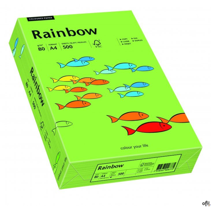 Papier xero kolorowy RAINBOW zielony R76 88042651