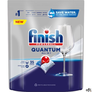Kapsułki do zmywarki Quantum All_in_1, 35 szt., fresh, Finish