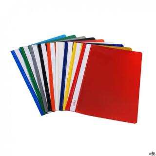 Skoroszyt A4 twardy SH-00-02 PVC zielony BIURFOL (10szt)