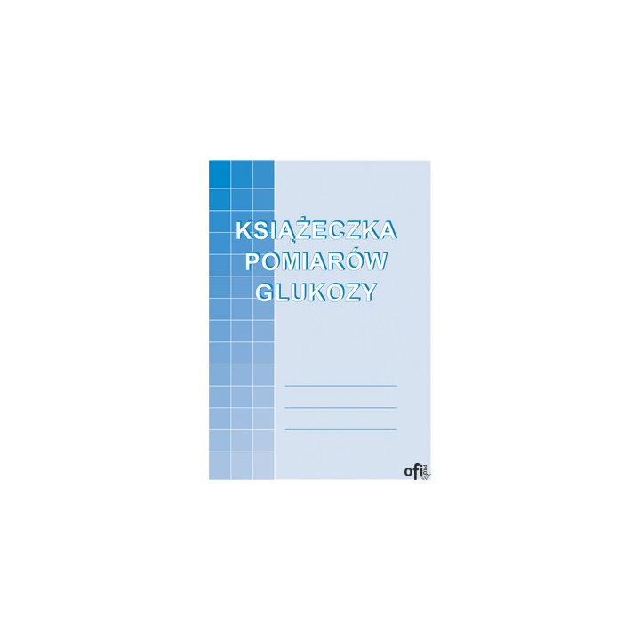 M-915-5 Książeczka pomiarów glukozy 32k A6 offset MICHALCZYK I PROKOP