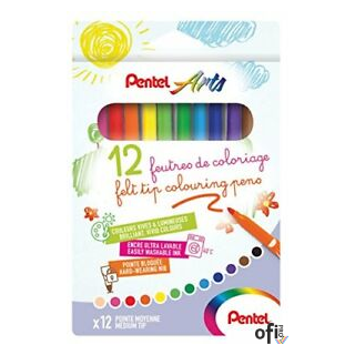 Flamastry Arts 12kol. SCS-12 PENTEL