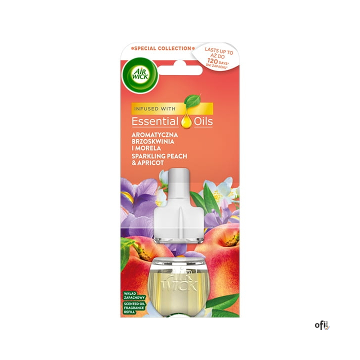AIR WICK odświeżacz  Elektryczny wkład 19 ml Brzoskwinia & Morela   05437