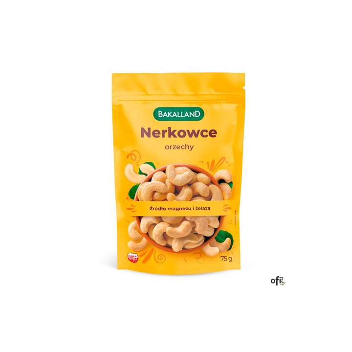 Orzechy nerkowce 75g BAKALLAND