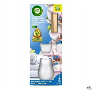 AIR WICK Odświeżacz pachnące patyczki 42ml Świeże Pranie & Biała Orchidea 8970