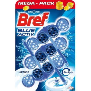 BREF Zawieszka WC BLUE AKTIV 3x50g CHLORINE barwiące 18226