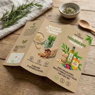 Ulotki składane A4, A5, DL – Druk wysokiej jakości | Ofipro.pl