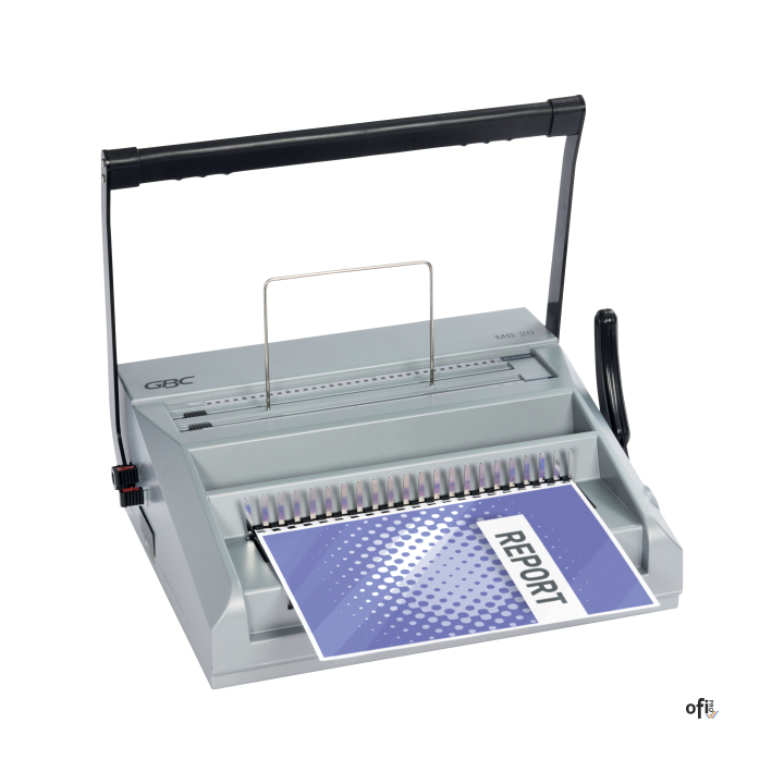 GBC MB20 to wytrzymała wielofunkcyjna bindownica, która umożliwia oprawę dokumentów w grzbiety plastikowe lub drutowe. Idealnie 