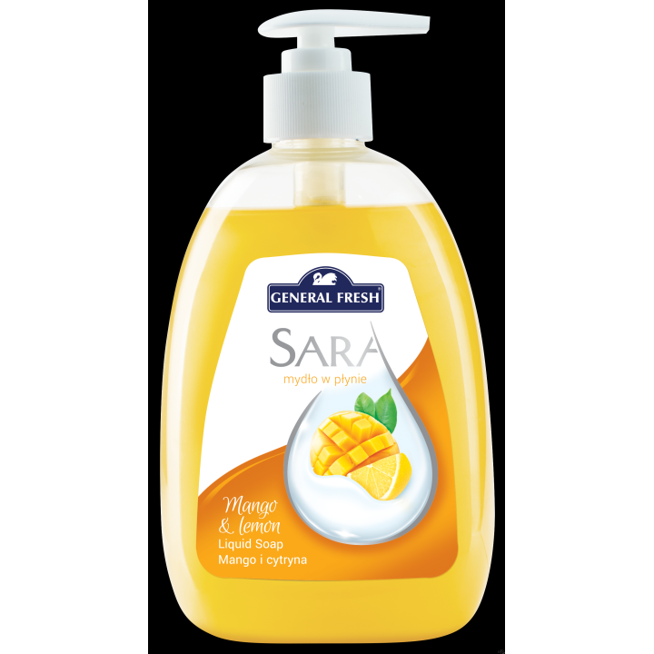 Mydło w płynie SARA 500ml MANGO i cytryna GENERAL FRESH  11021