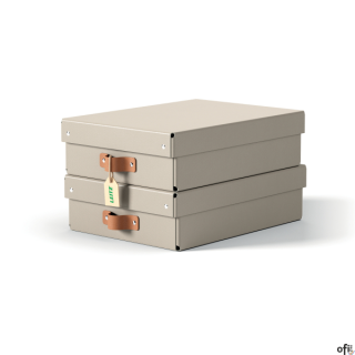 Zadbaj o porządek i dobre samopoczucie, tworząc z pomocą tekturowych pudełek Leitz Puro z pokrywkami uporządkowaną przestrzeń z 