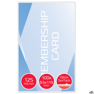 Folie do laminacji różnego rodzaju kart, w tym kart okolicznościowych, licencyjnych i materiałów reklamowych. Dostępne w szeroki