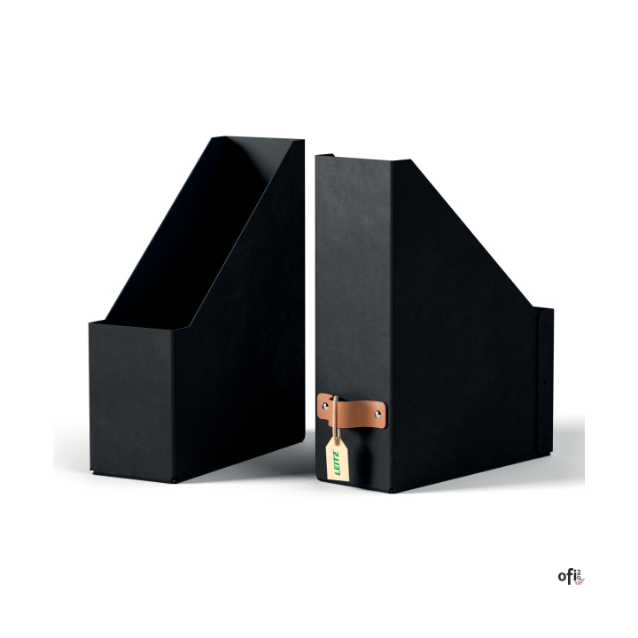 Zadbaj o porządek i dobre samopoczucie, tworząc z pomocą tekturowych pojemników na dokumenty Leitz Puro uporządkowaną przestrzeń