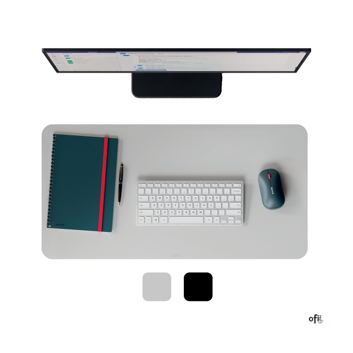 Skórzana mata Leitz na biurko pomoże Ci stworzyć przestrzeń, w której poczujesz się dobrze. Wielofunkcyjna mata ochronna na biur