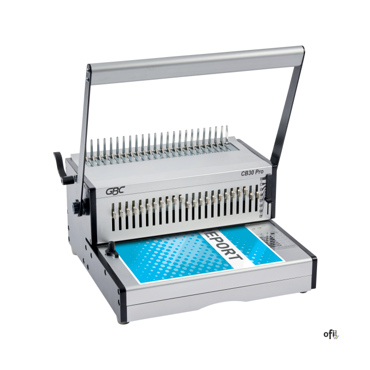 CombBind_ CB30 Pro to solidna i wytrzymała ręczna bindownica grzebieniowa przeznaczona do umiarkowanego i intensywnego użytkowan