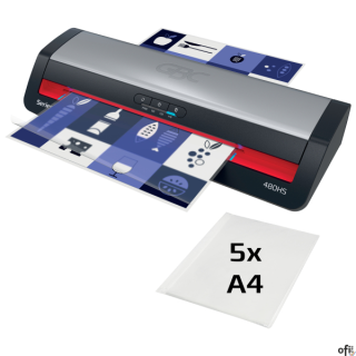 Model GBC 480HS A3 to niezawodne i wydajne rozwiązanie do laminacji dużych ilości dokumentów. Został zaprojektowany dla różnych 
