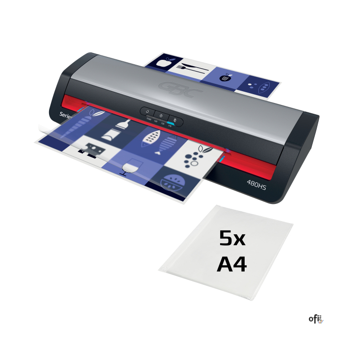 Model GBC 480HS A3 to niezawodne i wydajne rozwiązanie do laminacji dużych ilości dokumentów. Został zaprojektowany dla różnych 