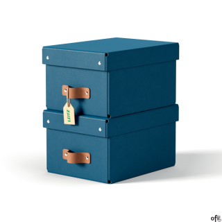 Zadbaj o porządek i dobre samopoczucie, tworząc z pomocą tekturowych pudełek Leitz Puro z pokrywkami uporządkowaną przestrzeń z 