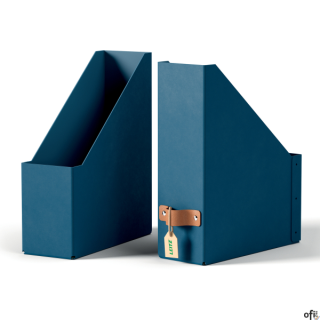 Zadbaj o porządek i dobre samopoczucie, tworząc z pomocą tekturowych pojemników na dokumenty Leitz Puro uporządkowaną przestrzeń