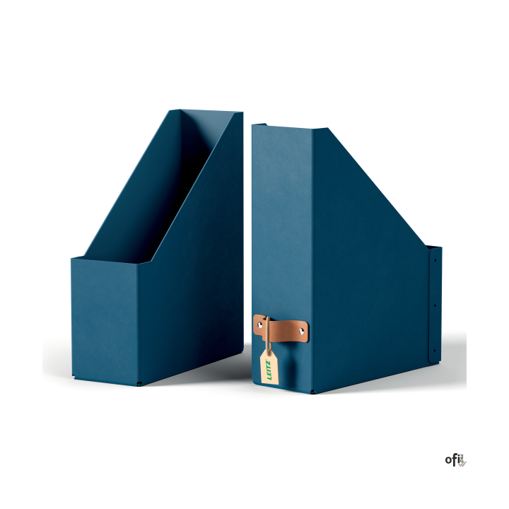 Zadbaj o porządek i dobre samopoczucie, tworząc z pomocą tekturowych pojemników na dokumenty Leitz Puro uporządkowaną przestrzeń