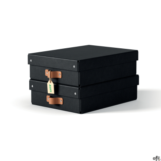 Zadbaj o porządek i dobre samopoczucie, tworząc z pomocą tekturowych pudełek Leitz Puro z pokrywkami uporządkowaną przestrzeń z 