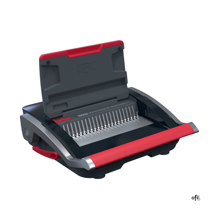 Model CombBind_ CB25 to niezawodne, kompaktowe urządzenie przeznaczone do oprawy grzebieniowej umiarkowanej ilości dokumentów, i