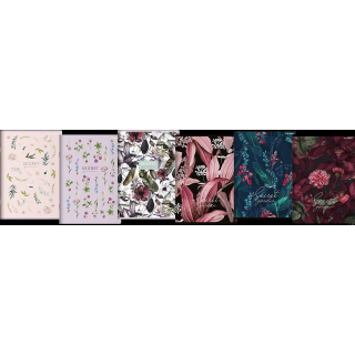 Zeszyt TOP 2000 SECRET GARDEN A5 32k 70g mix kratka z marginesem 400157911