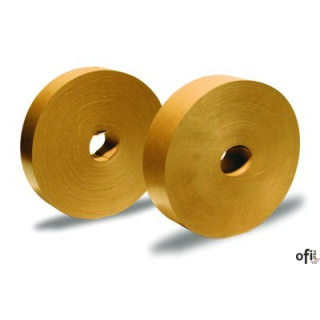 Taśma papierowa, klejenie na mokro, 60x200m brązowy GRAND 130-1300